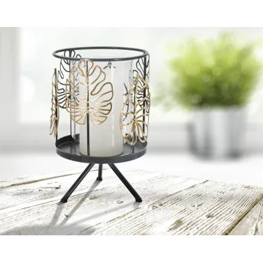 P/CAND Liście Złote Ø 15x23,3 cm MIN 2